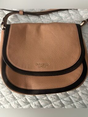 Kate Spade New York Roulette Large Saddle Leather Crossbody